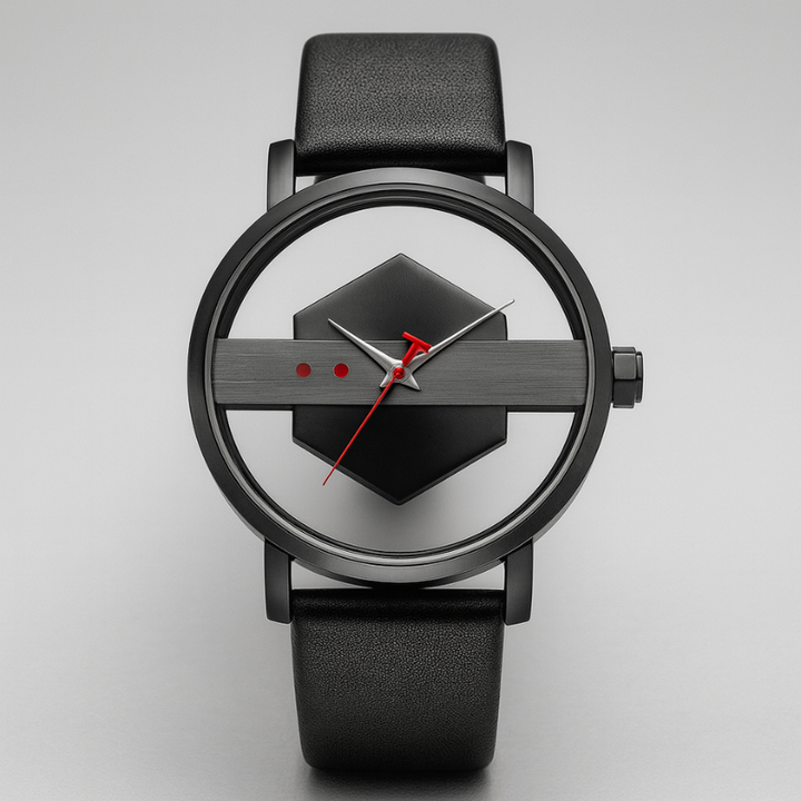 Obsidian Facet Timepiece