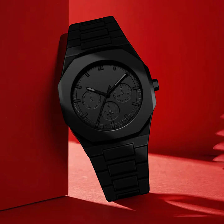 Monochrome Integrated Bracelet Watch