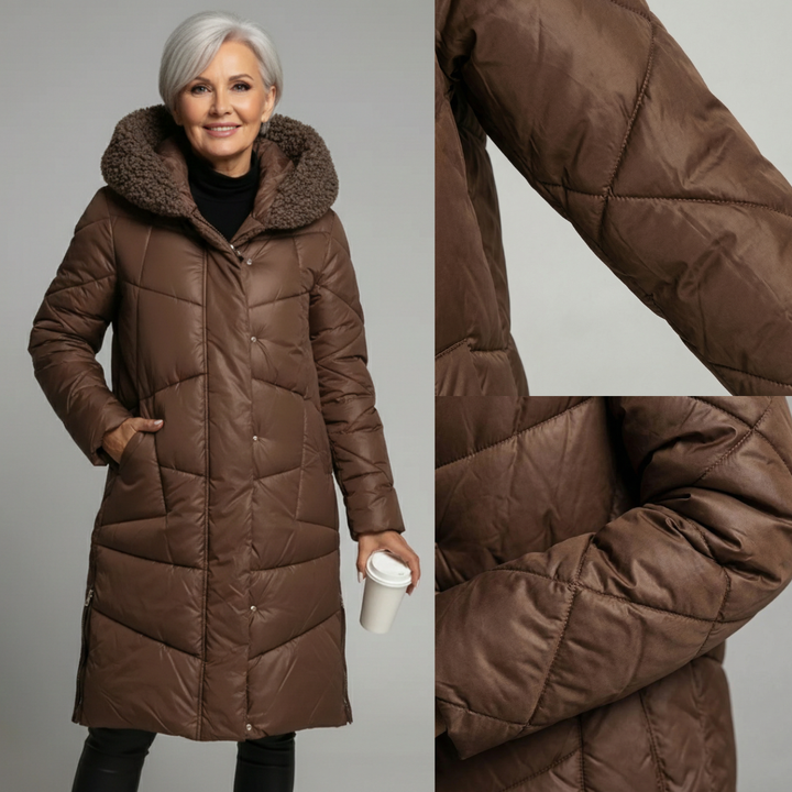 Naomi™ | Long Quilted Winter Coat
