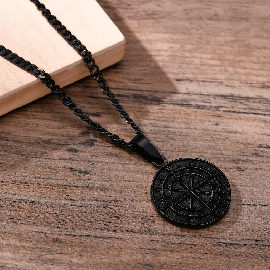 Voyager Cardinal Compass Necklace