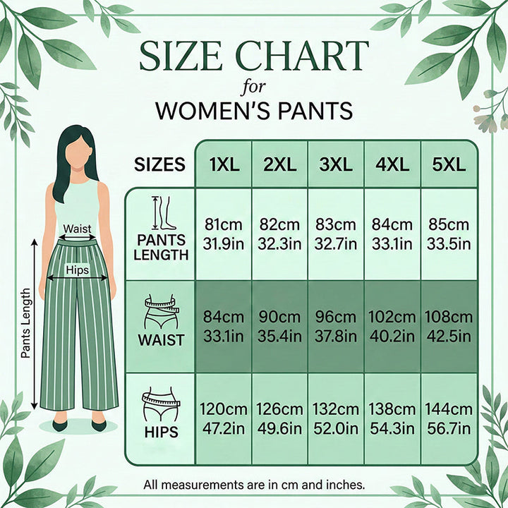 Cyntra - Women's Cotton-Linen Wide-Leg Pants with Comfortable Waist and Flowing Fit