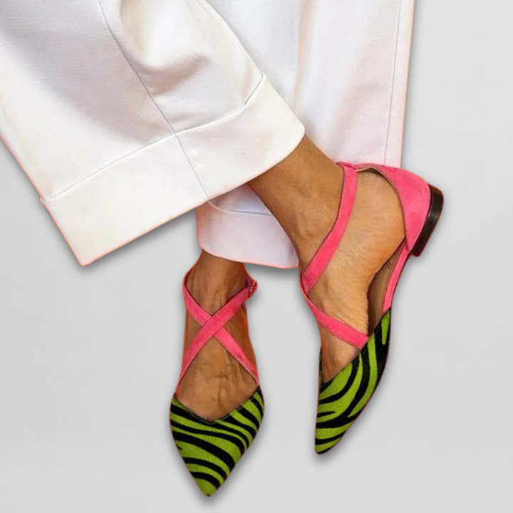Lillian™ | Ballet Flats With Straps