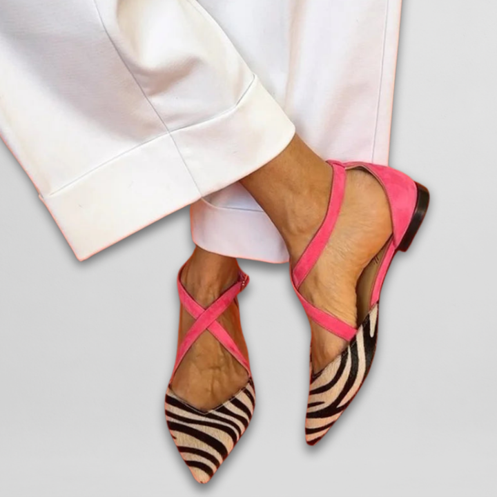 Lillian™ | Ballet Flats With Straps