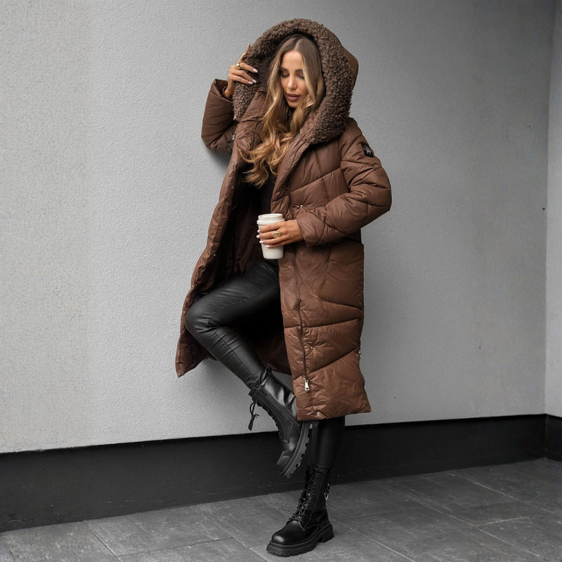Marisol™ | Long Puffer Jacket with Hood
