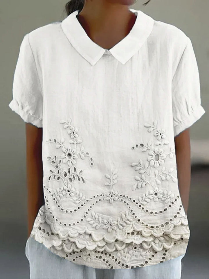 Sophie™ | Floral Embroidered Shirt