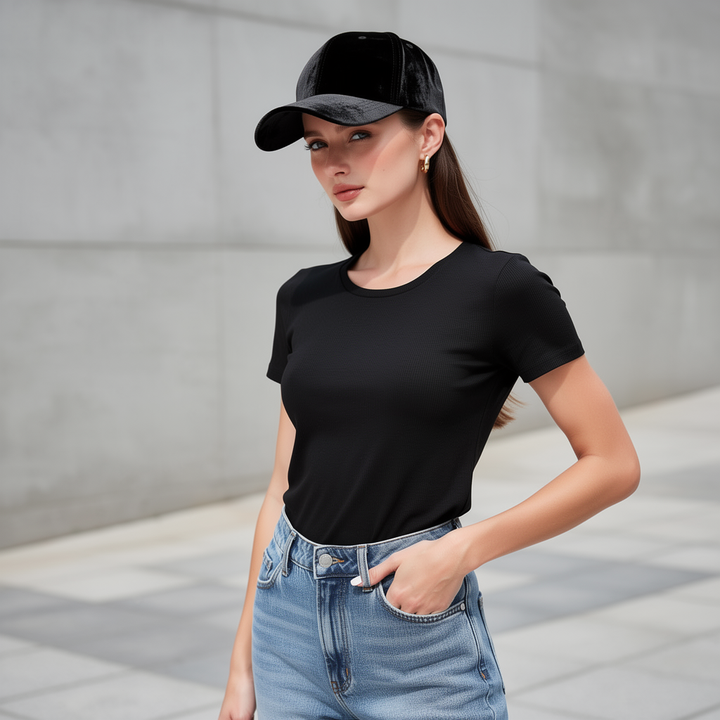 Crushed Velvet Heritage Cap