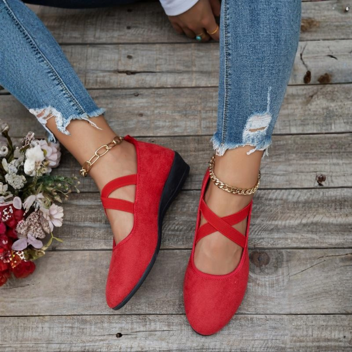 Mia™ | Closed Wedge Ballerina Shoes