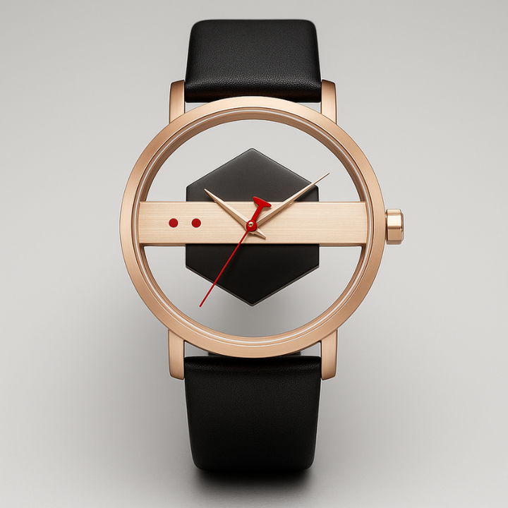 Obsidian Facet Timepiece