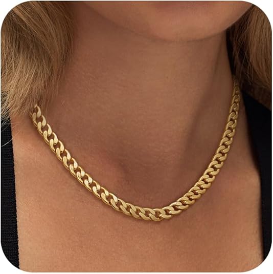 Wide Cuban-Link Necklace