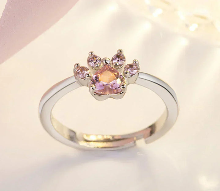 Arbour – 4-Piece Jewelry Set with Paw and Heart Zirconia Details