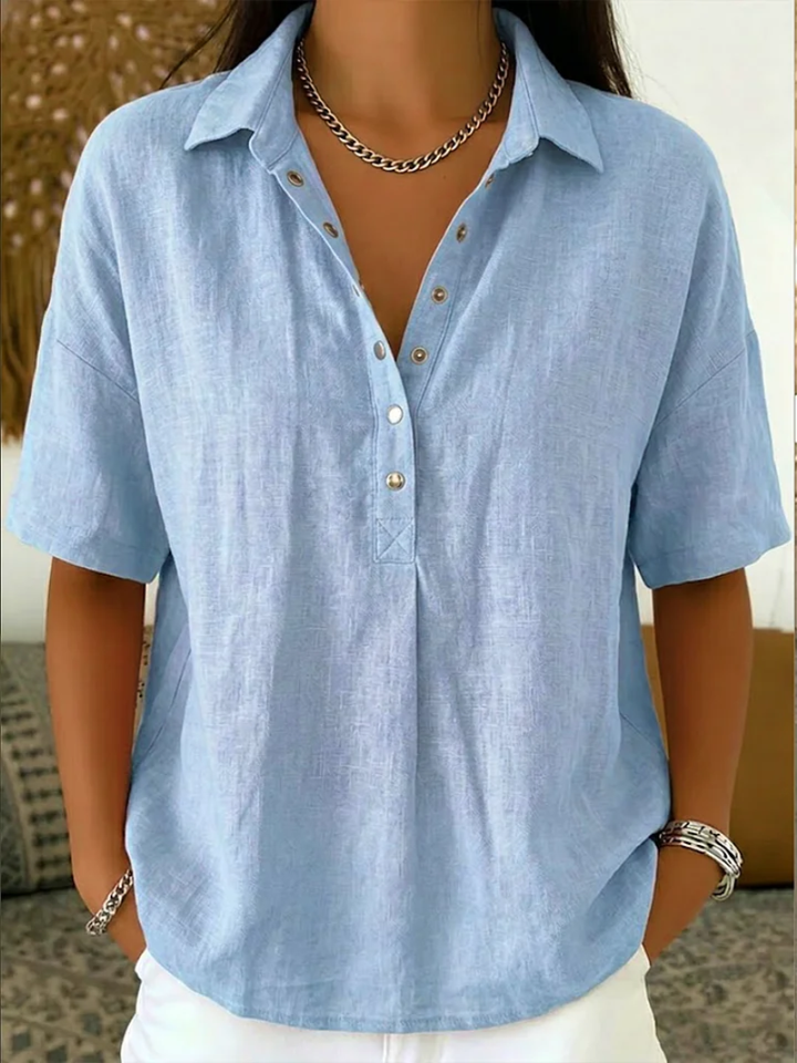Madeline™ | Blouse With Collar And Button
