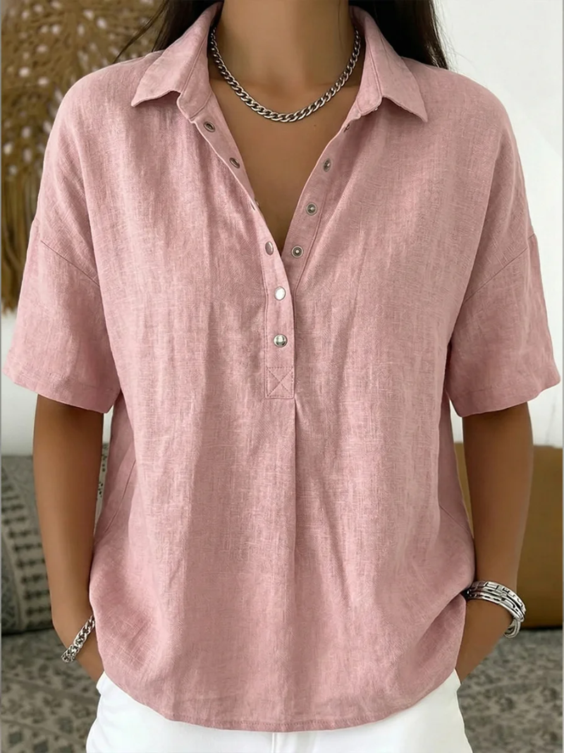 Madeline™ | Blouse With Collar And Button