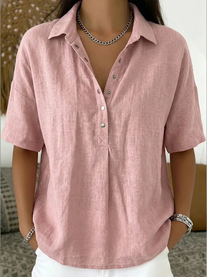 Madeline™ | Blouse With Collar And Button