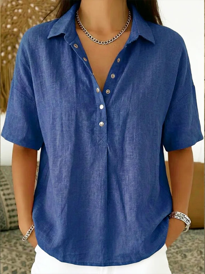 Madeline™ | Blouse With Collar And Button