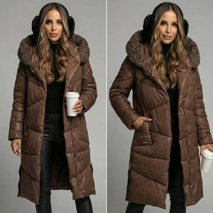 Naomi™ | Long Quilted Winter Coat