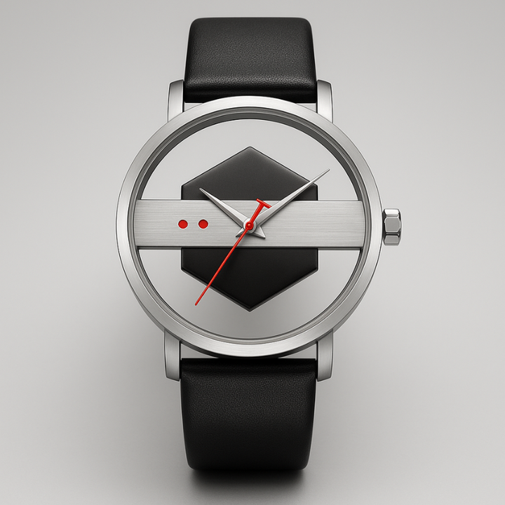 Obsidian Facet Timepiece