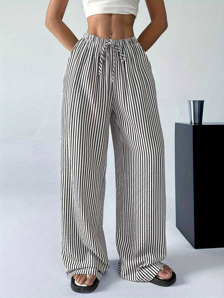 Emily™ | Striped Wide Leg Pants