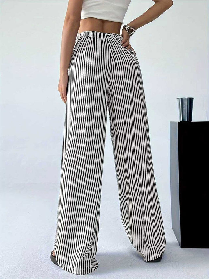 Emily™ | Striped Wide Leg Pants