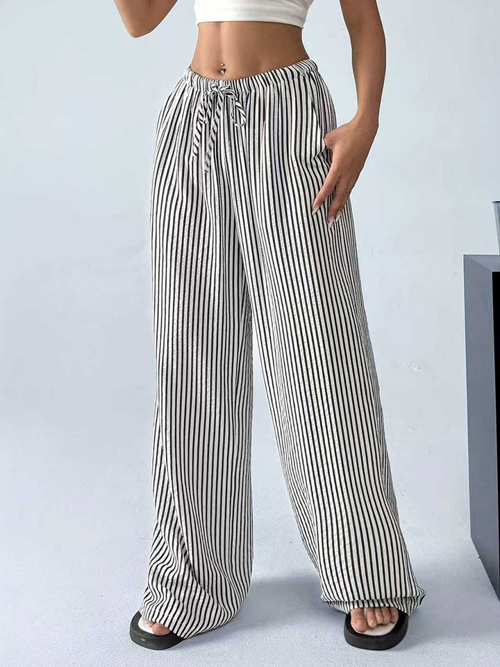 Emily™ | Striped Wide Leg Pants