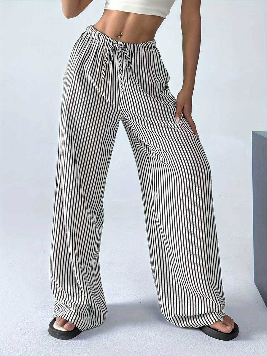 Emily™ | Striped Wide Leg Pants
