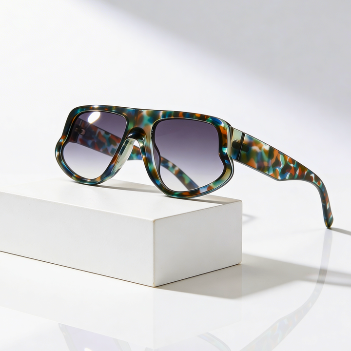 Maverick Oversized Shield Sunglasses