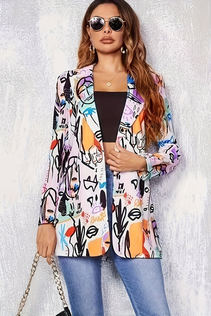 Avery - Stylish Graffiti Blazer