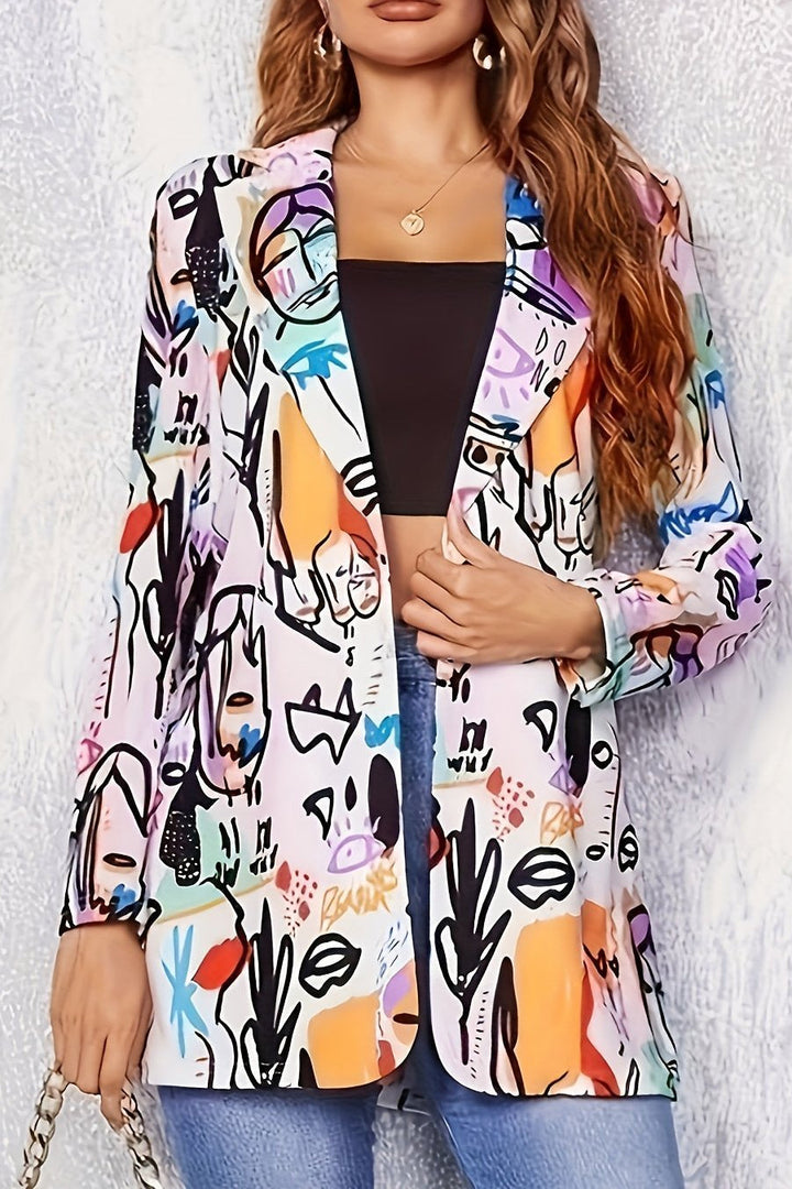 Avery - Stylish Graffiti Blazer
