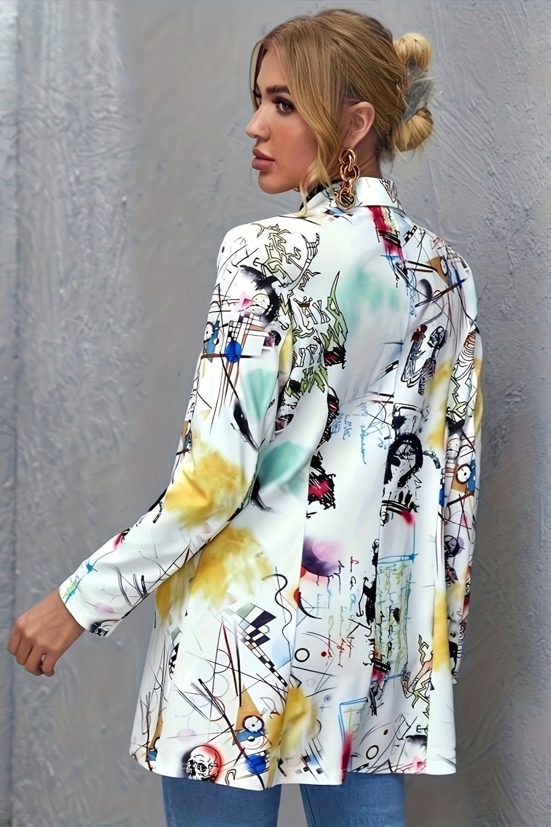 Avery - Stylish Graffiti Blazer