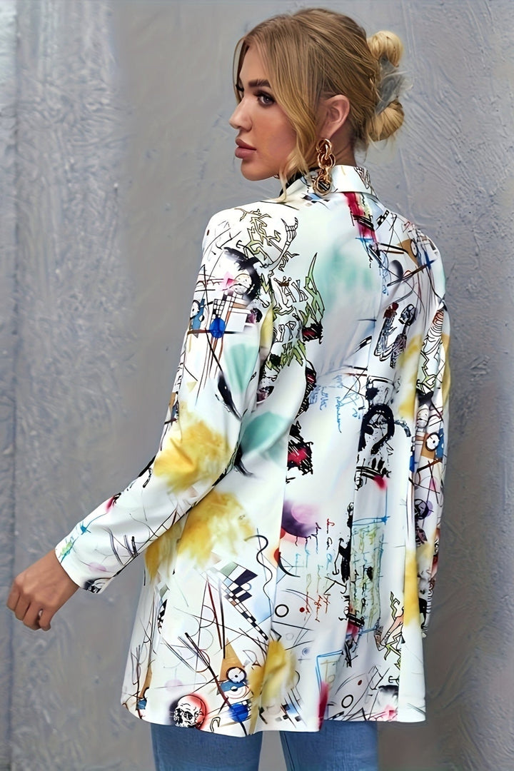 Avery - Stylish Graffiti Blazer