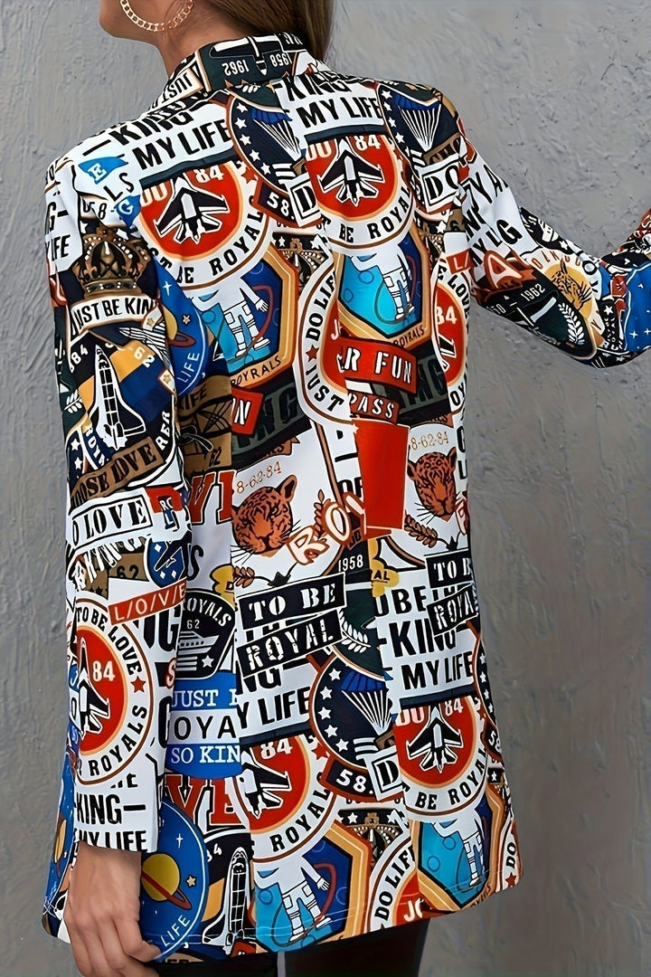 Avery - Stylish Graffiti Blazer