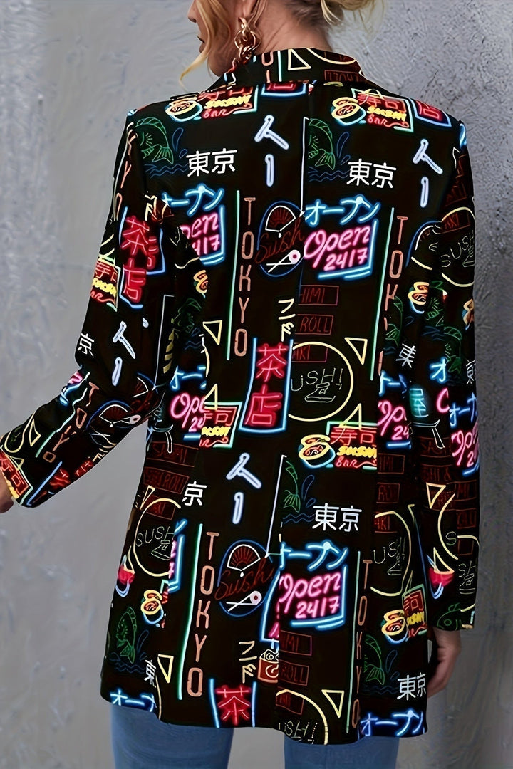 Avery - Stylish Graffiti Blazer