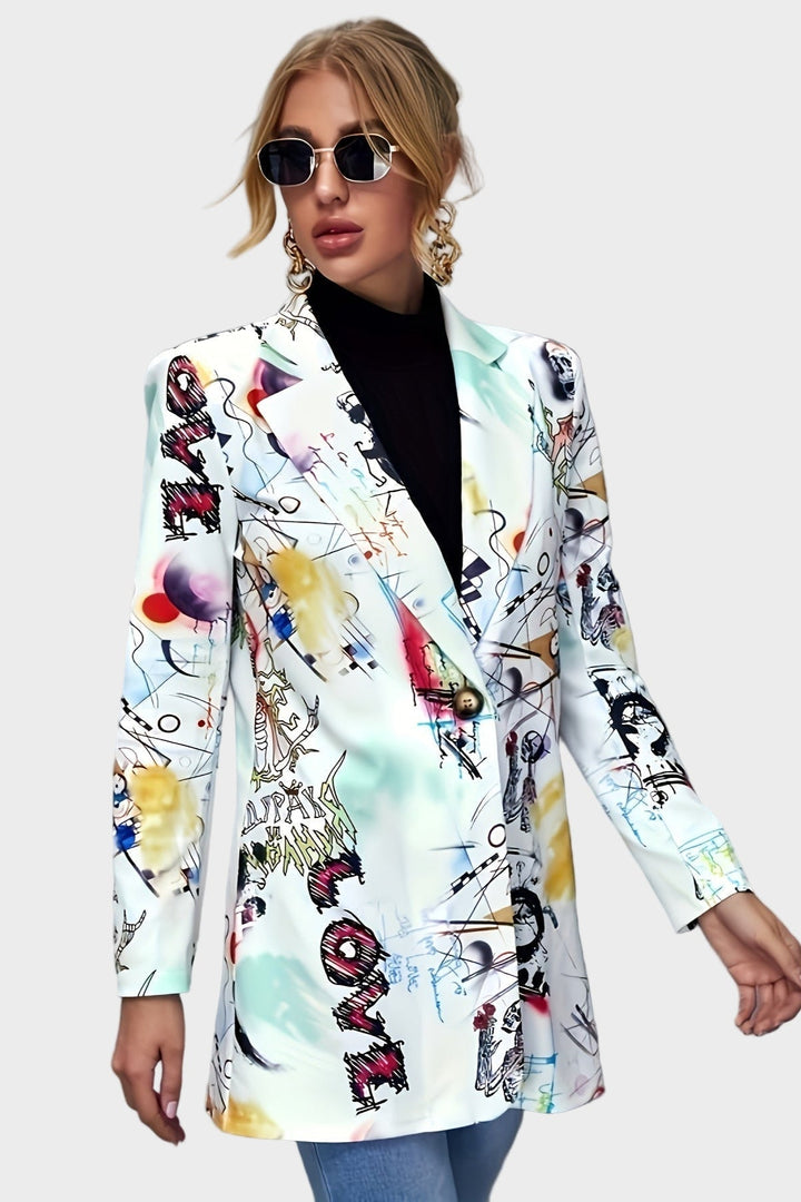 Avery - Stylish Graffiti Blazer