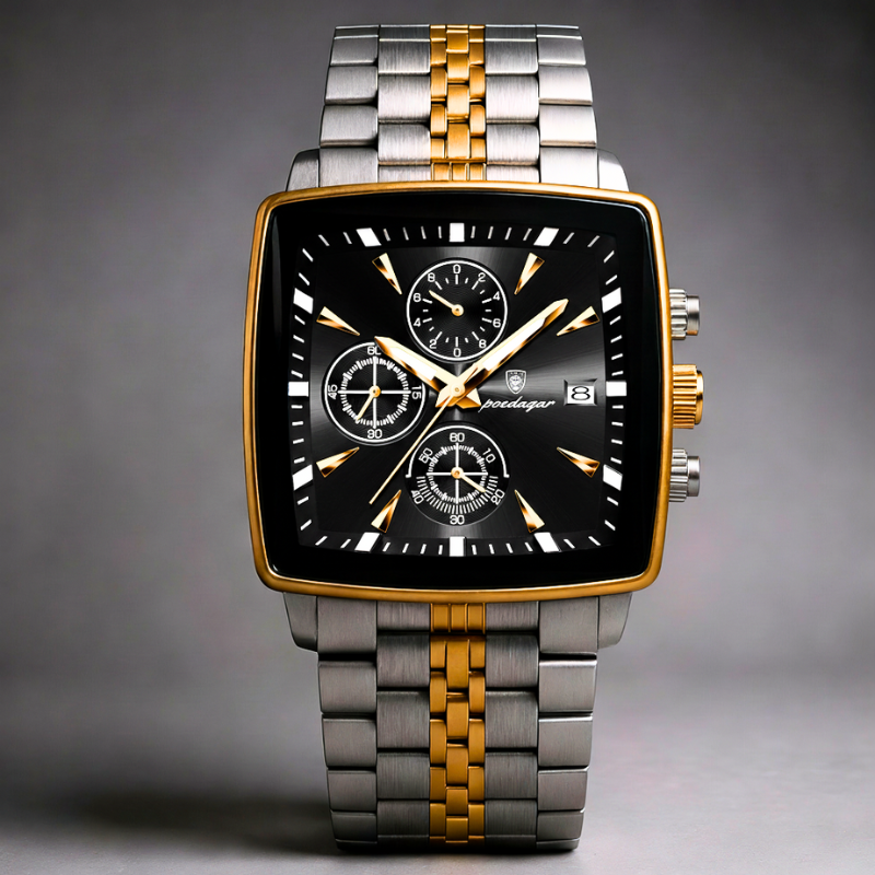Executive Square Face Timepiece