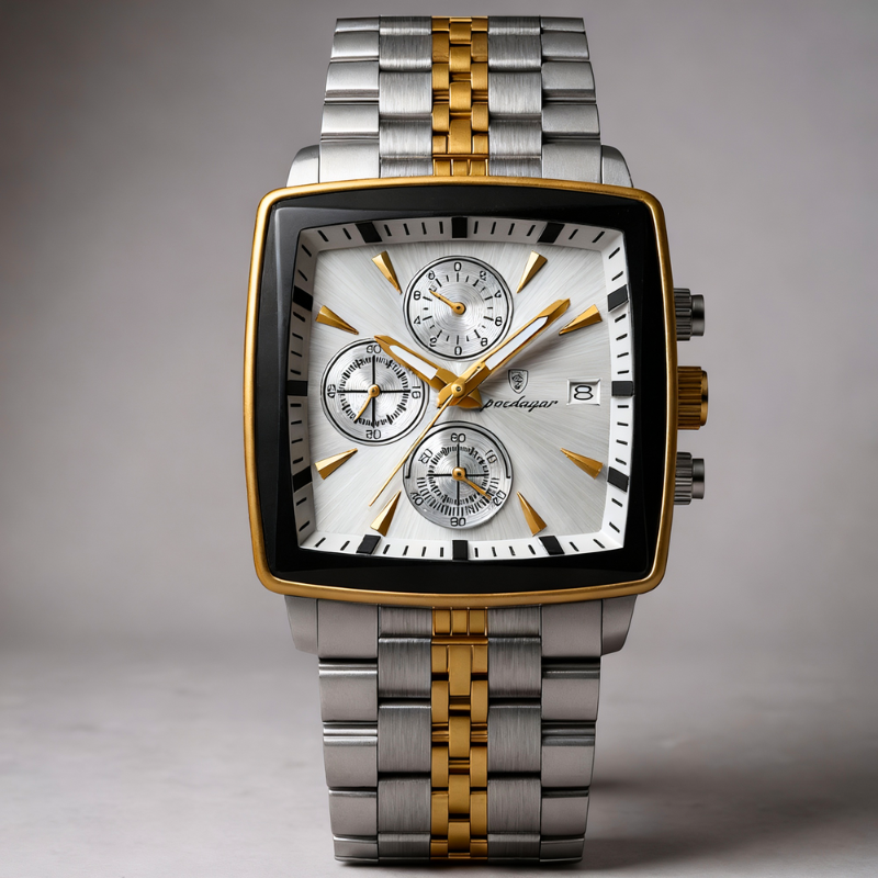 Executive Square Face Timepiece