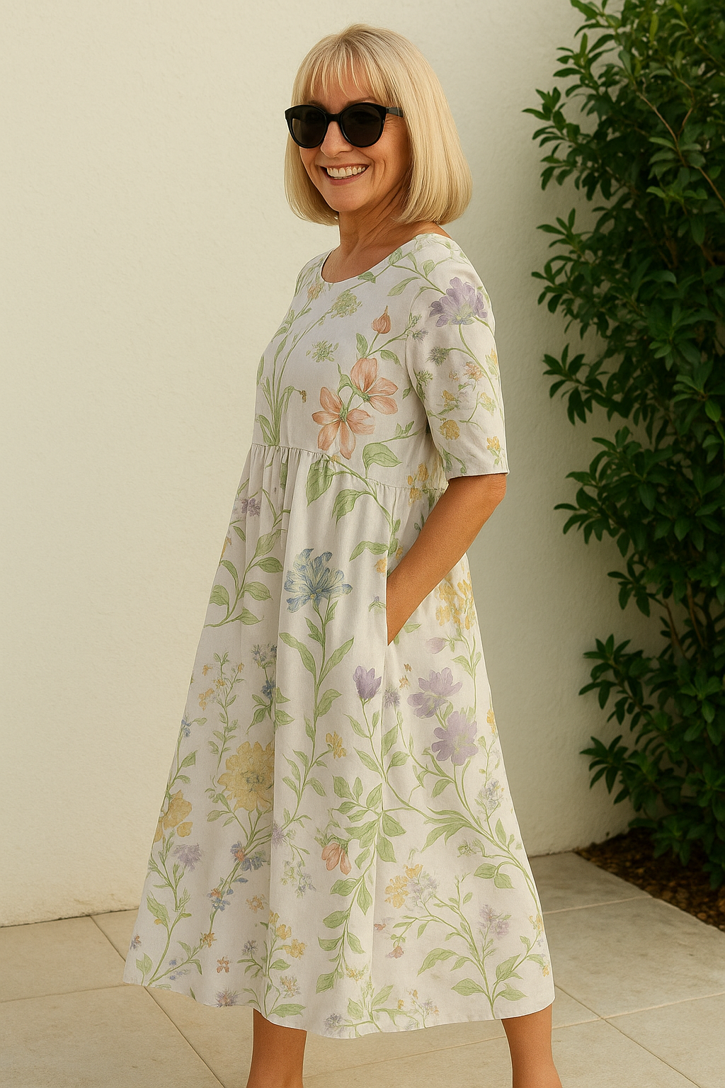 Eliza™ | Relaxed Midi Dress