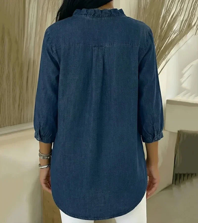 Lillian™ | Denim Blouse