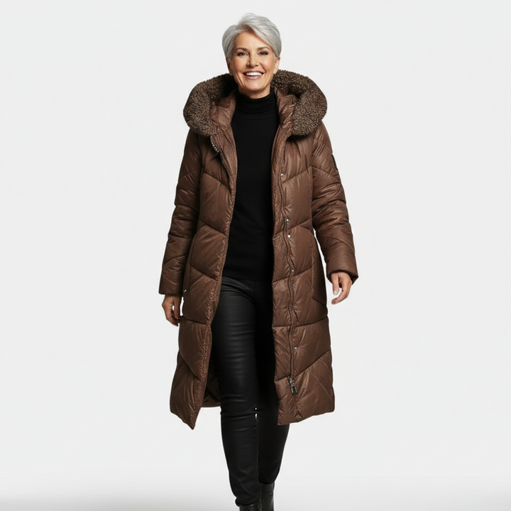 Naomi™ | Long Quilted Winter Coat