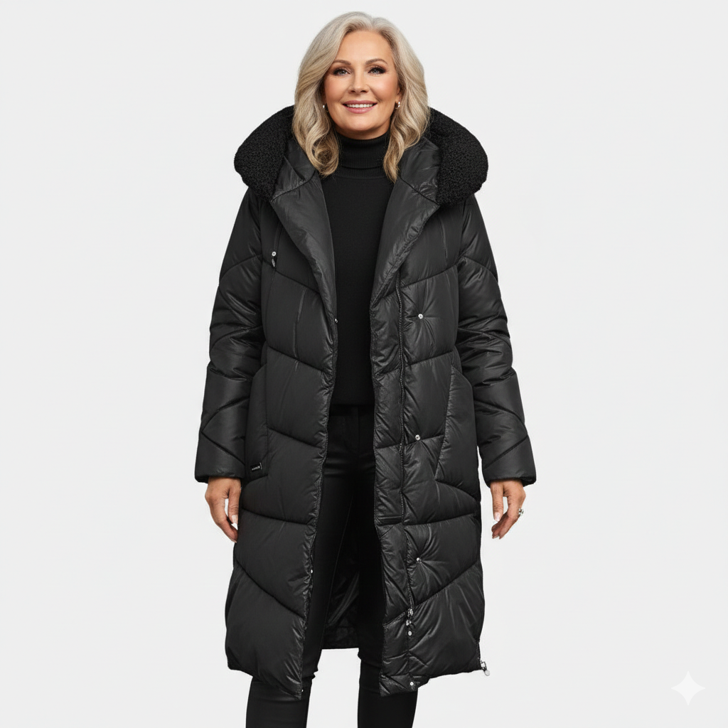 Naomi™ | Long Quilted Winter Coat