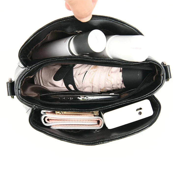 Charlotte™ | Embroidered Leather Tote And Crossbody Bag
