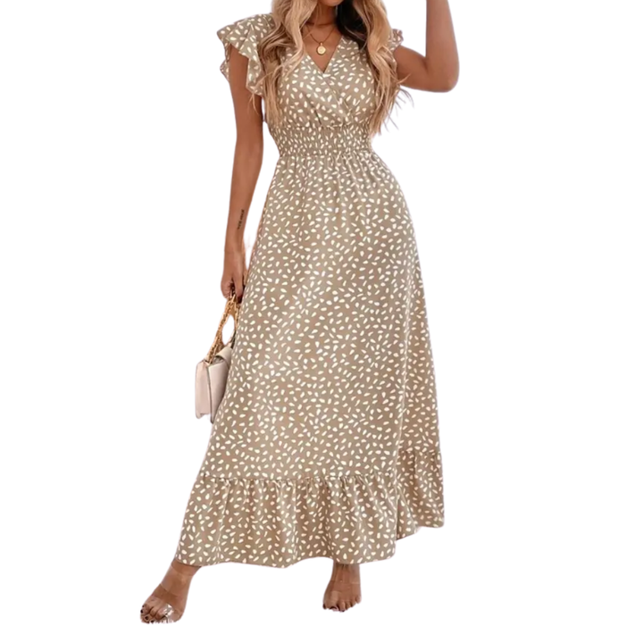 Celindra™ | Floral Ruffle Sleeve Dress
