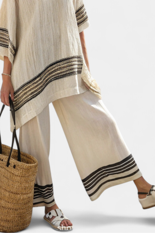 Helene | Natural Linen Comfort Set
