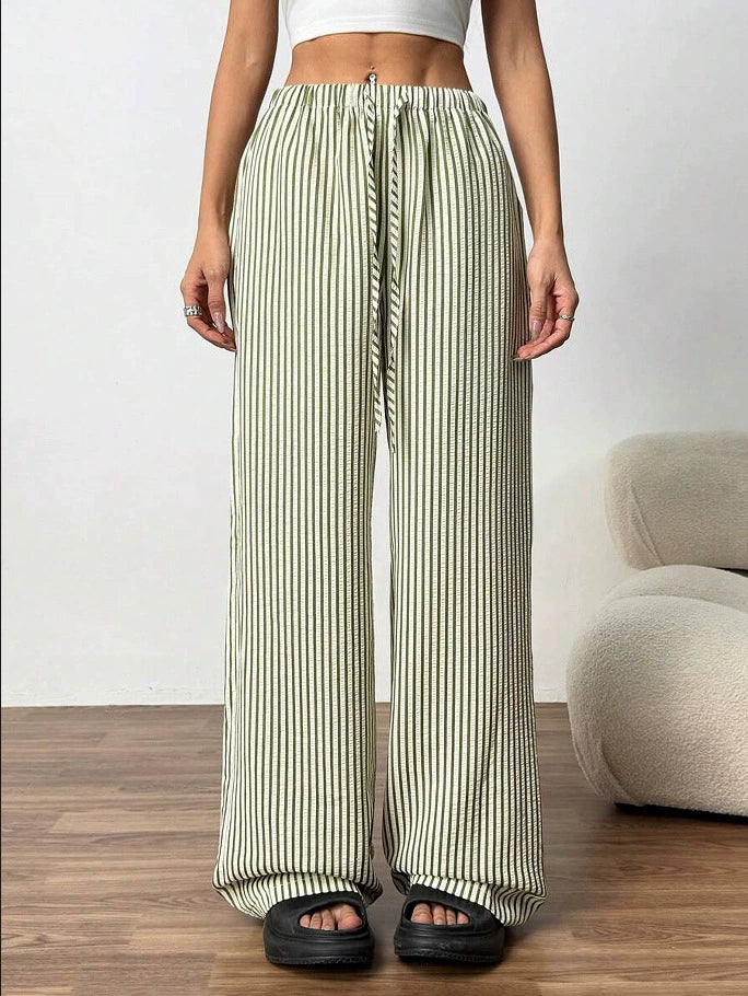 Emily™ | Striped Wide Leg Pants