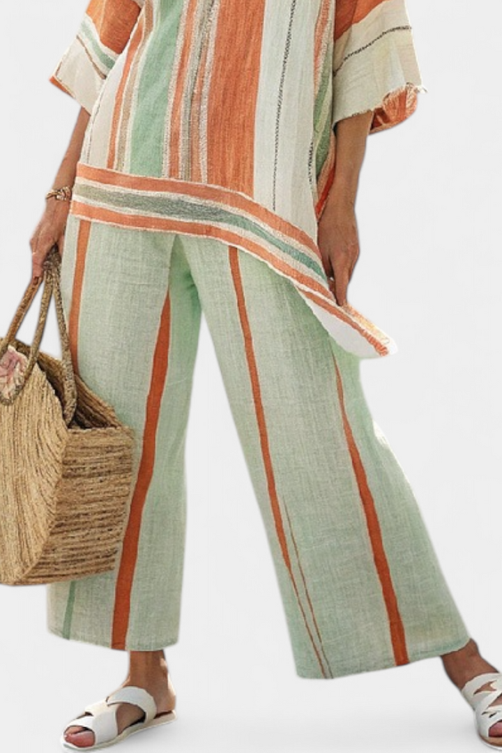 Bellmere | Elegant Asymmetric Linen Set