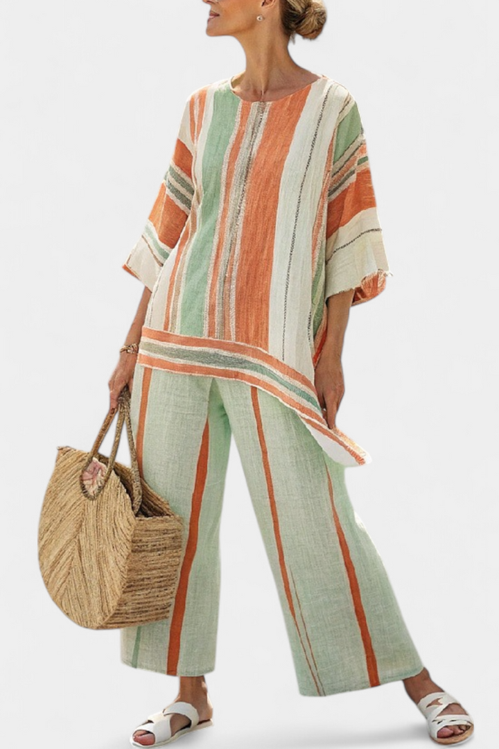 Bellmere | Elegant Asymmetric Linen Set