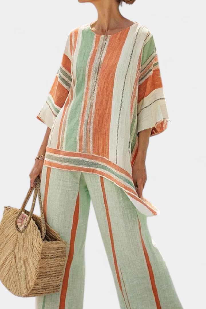 Bellmere | Elegant Asymmetric Linen Set
