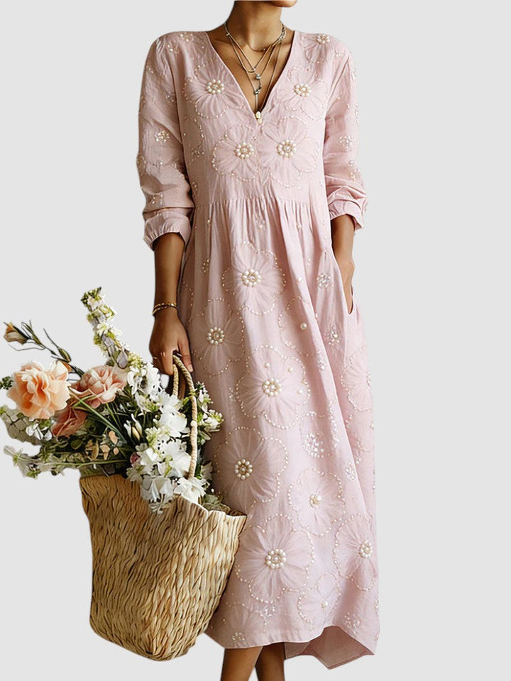Lina™ - Floral Midi Dress
