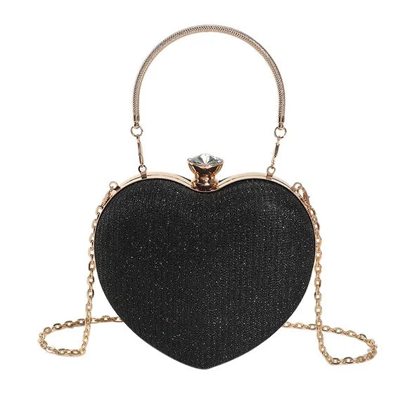 Isabella™ | Heart-Shaped Metal Handbag