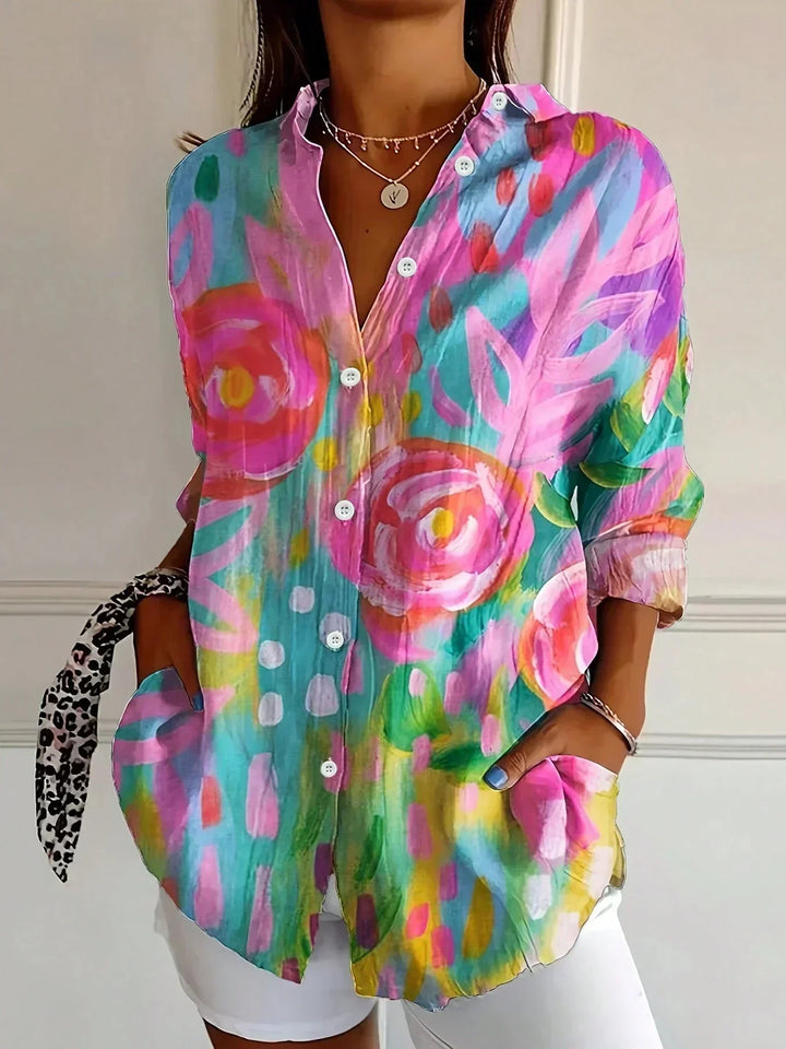 Lila™ | Colorful Pattern Blouse