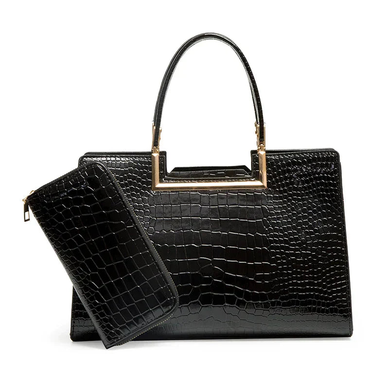 Isabella™ | Leather Bag And Wallet Set