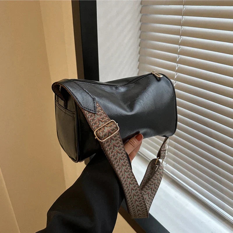 Isabella™ | Vintage PU Leather Boston Handbag